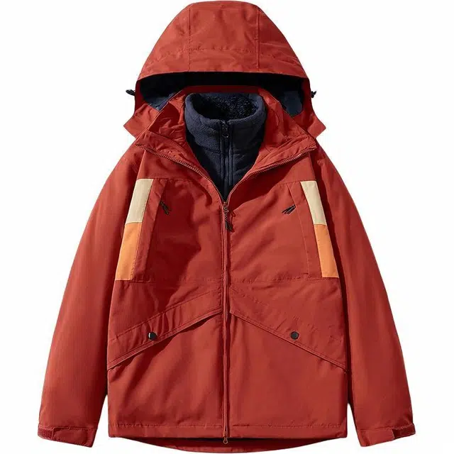 雅鹿  加厚     保暖     耐磨   都市生活/旅游/通勤 透气防水防风冲锋衣  男款