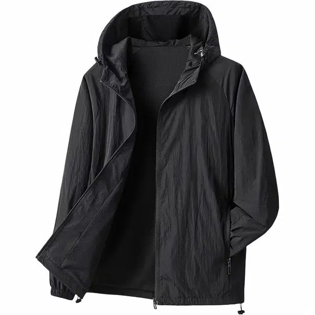 雅鹿  连帽   宽松   三防  都市生活/旅游/通勤 耐磨透气冲锋衣 男款