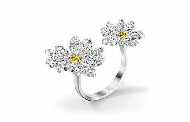 Swarovski Eternal Flower Silver Ring