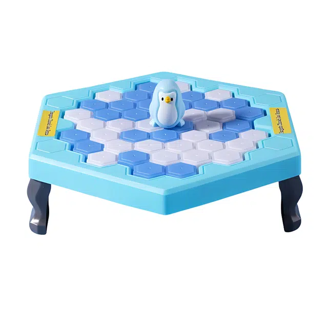 乐智由我 敲冰块拯救企鹅破冰台亲子互动 早教益智玩具