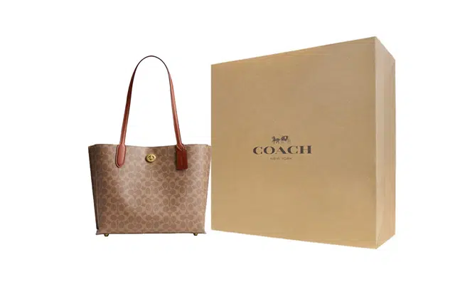 COACH Willow 34 Logo Tote