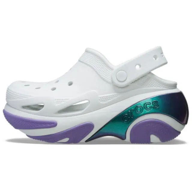 Crocs Bubble Crush Reflector White Purple