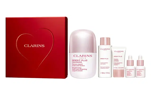 娇韵诗 小瓷瓶光芒亮肤礼盒护肤套装 保湿滋润补水 五件套