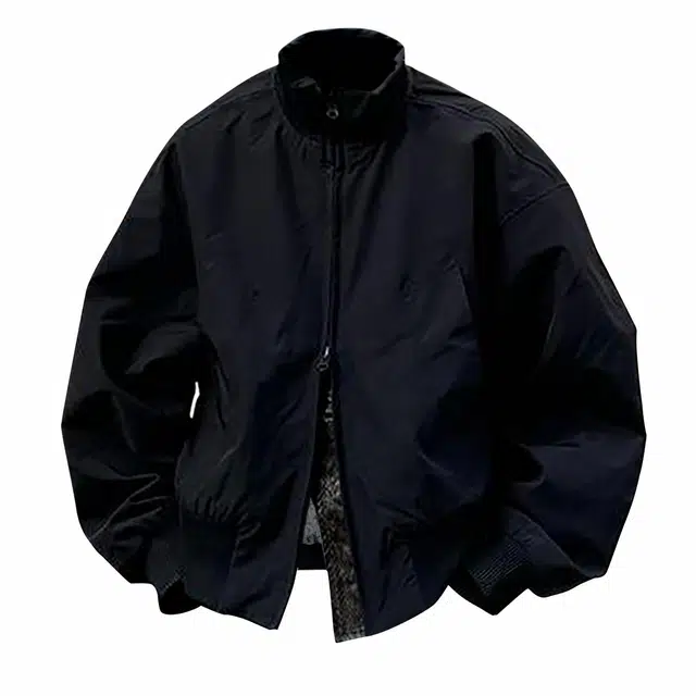 物质公式 立领工装长袖夹克外套 男女同款