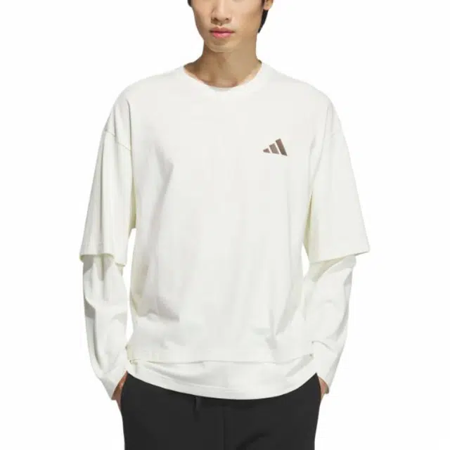 adidas SMALL LOGO LONG SLEEVE T