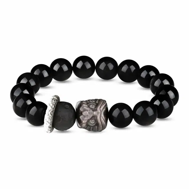 【做个富婆】 九隆古 本命年鸿运福禄貔貅 祥云平安扣招财纳福 新中式国潮复古小众设计#好运 黑檀 手串 男女同款情侣款