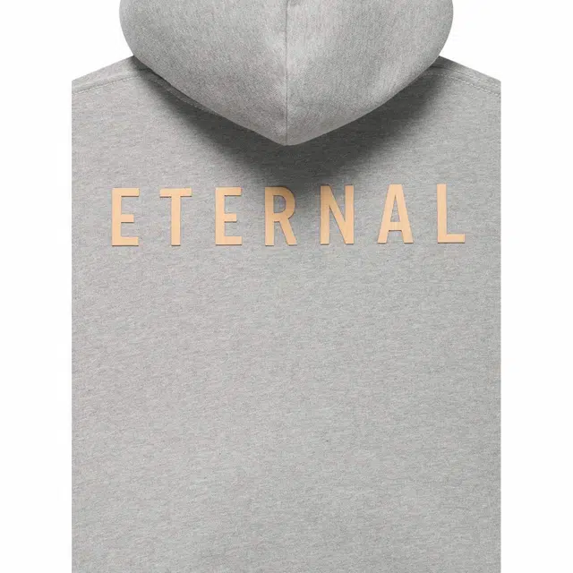 Fear of God FW22 ETERNAL Fleece Hoodie Warm Heather Grey