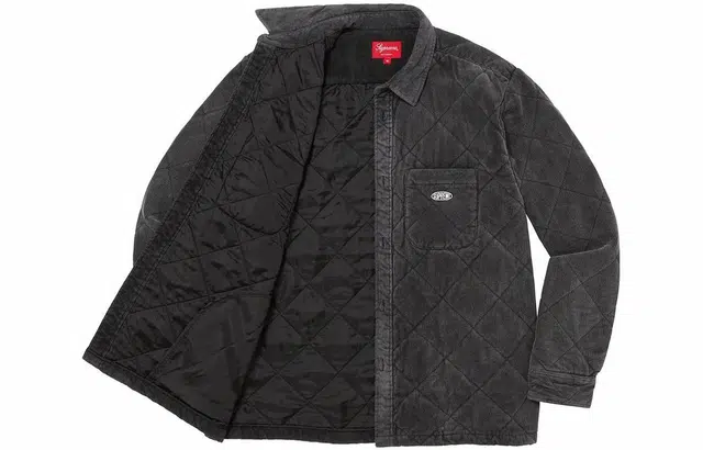 Supreme FW22 Week 11 Quilted Corduroy Shirt