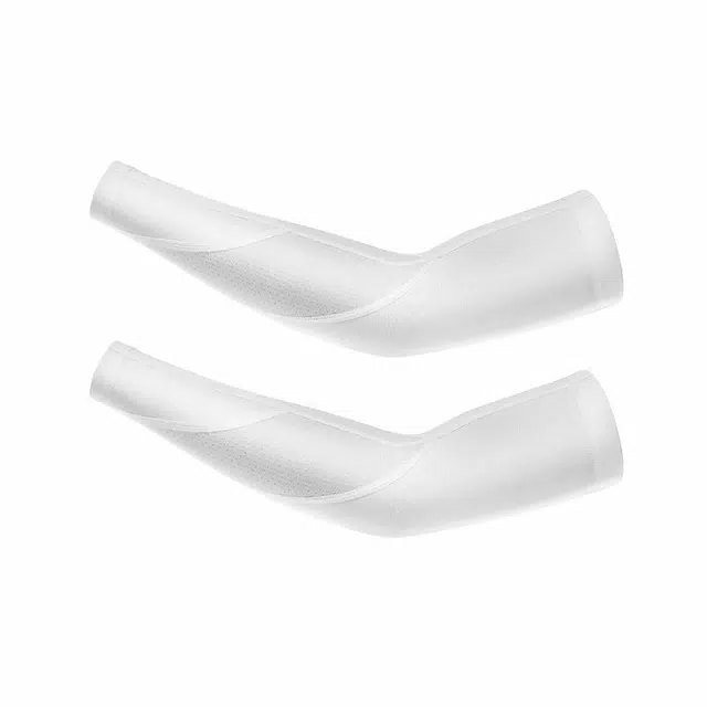 【贴合不受限】 南极人 马拉松袖套冰丝臂套夏季防紫外线手臂套袖跑步护臂户外开车骑行透气遮阳防滑 冰凉 防晒袖 男款