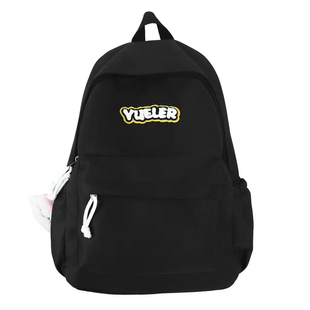 爱尔绅特 校园可爱书包清新休闲时尚高中生大学生简约轻便百搭背包 尼龙 双肩包 常规 男女同款情侣款 多色