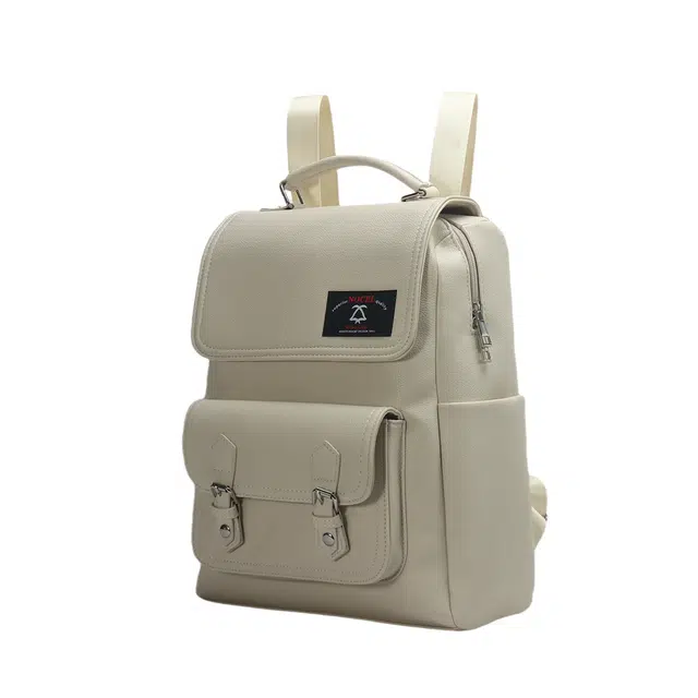 GUDAIR 14" Laptop Backpack White Silver