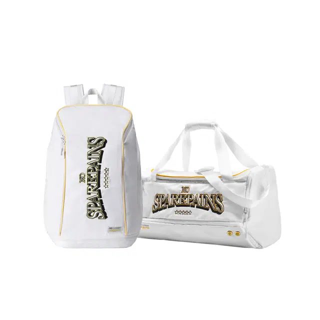8atheist x sparenopains Large Capacity Basketball Bag White