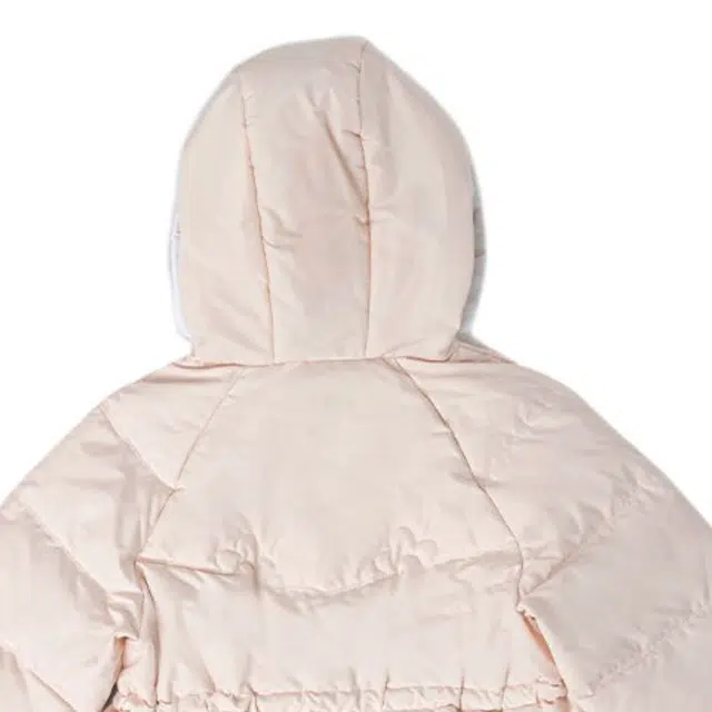 皇室童缘 连帽洋气简约羽绒服 粉色 青少年