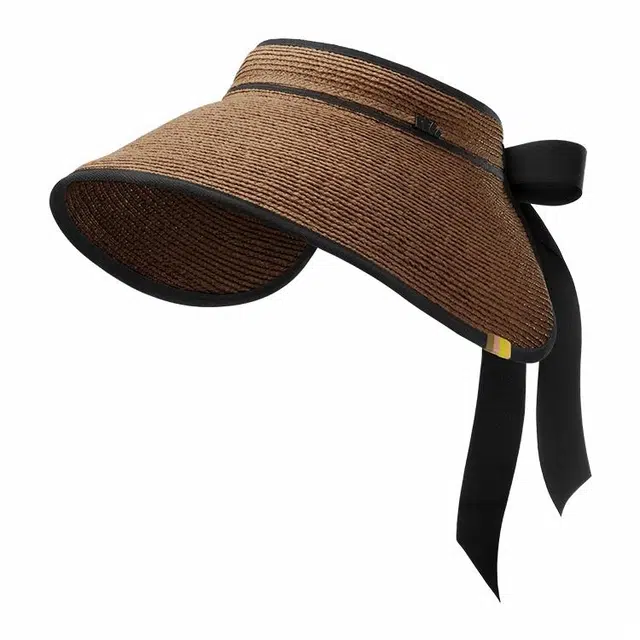 蕉下 编织设计 拉菲草 防晒帽 女款 松野棕