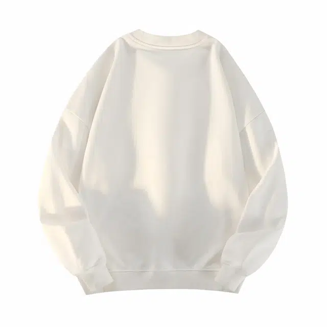 萌芽熊 美式字母印花宽松运动休闲百搭圆领套头卫衣 男女同款