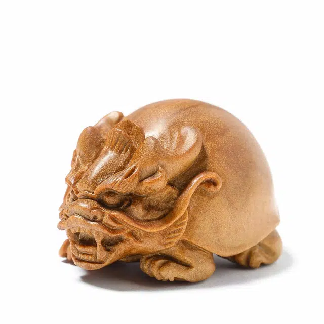 三檀小舍 国风国潮新中式  招财进宝 平安喜乐 福运连连 财源广进 小众文玩盘玩 芭比檀香 把件 男女同款情侣款