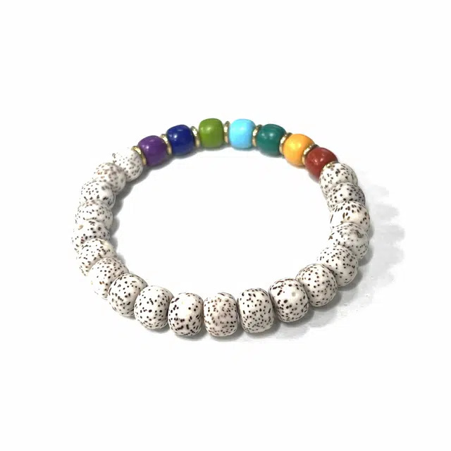 岁月静好 多巴胺彩虹系列招财纳福转运佛珠 个性缤纷色彩搭配简约经典单圈精致轻奢高级感 前程似锦#好运 星月菩提 手串 男女同款情侣款