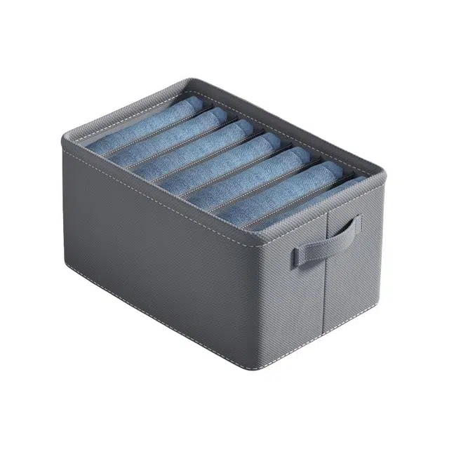 静玲珑 收纳筐衣物分层衣柜家用整理盒袜子内衣折叠收纳箱化妆品玩具公仔