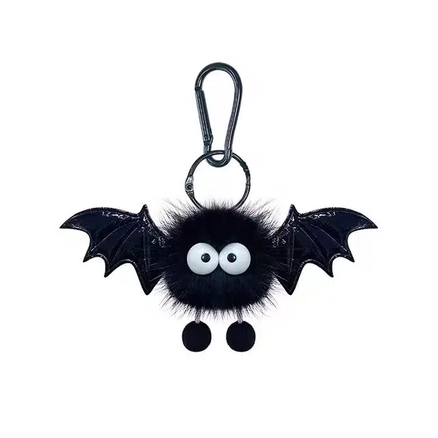 一点潮玩 奶凶小恶魔 蝙蝠钥匙扣 书包挂饰  玩偶 毛绒挂件