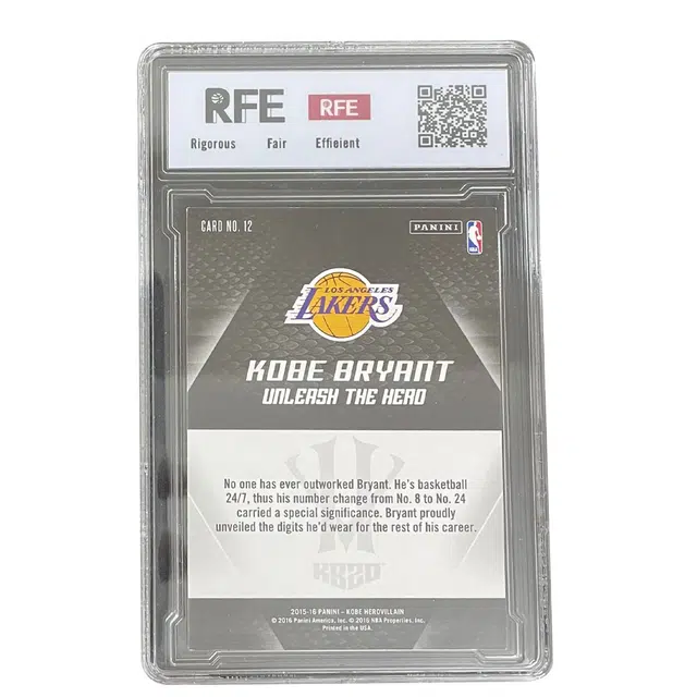 PANINI 2015-16 Kobe Bryant RFE 9