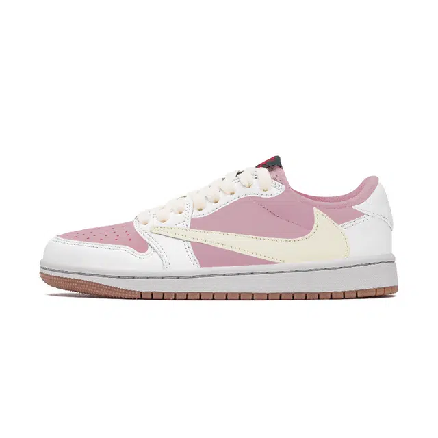 Travis Scott x Air Jordan 1 Low "White Pink"