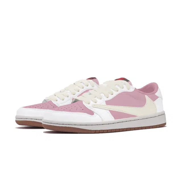 Travis Scott x Air Jordan 1 Low "White Pink"