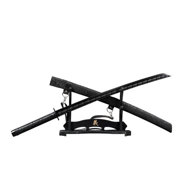 天字号 绣春刀 绸缎包杉木鞘加厚合金装饰高锰钢刀身 未开刃收藏 成品模型