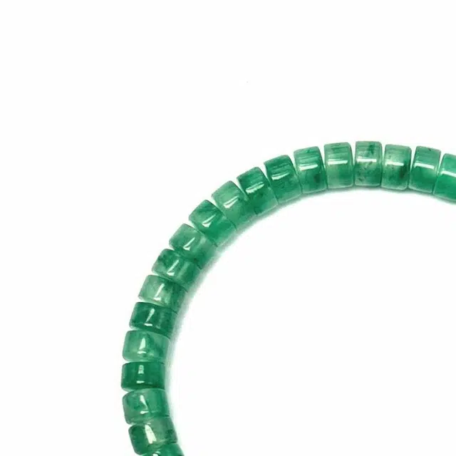 兰慕茵诺 冰透药片直切归圆单圈 小众潮流时尚复古轻奢手饰 #好运 非洲翠 手串 男女同款情侣款