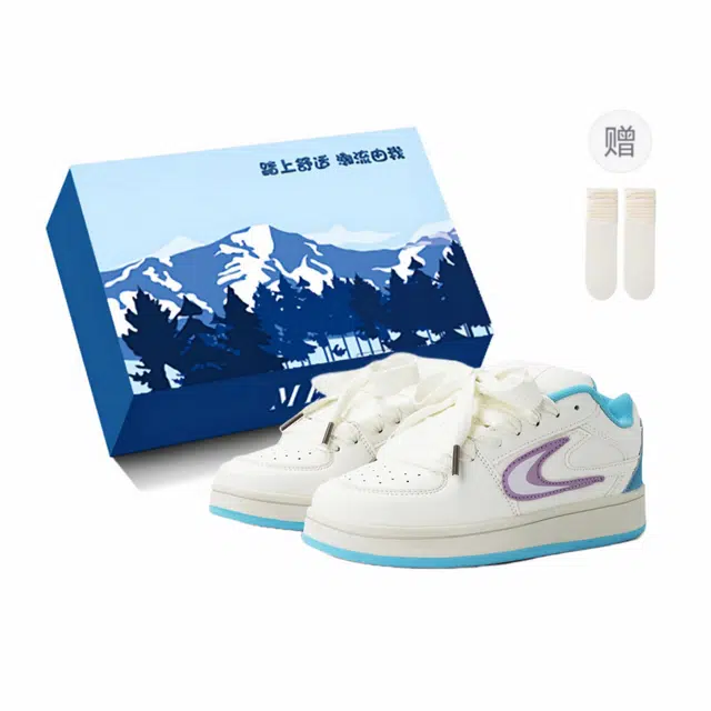 小鹿米利 小众百搭休闲 甜美学生校园风 小清新时尚面包鞋 包裹性防滑耐磨 低帮 板鞋 女