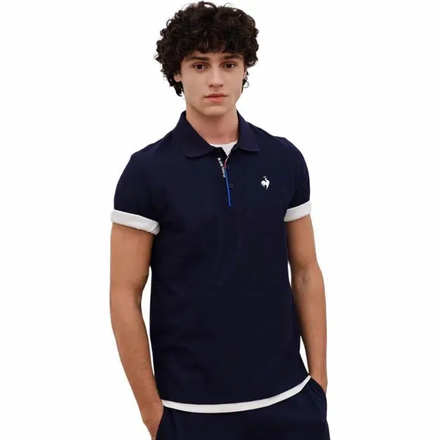 Le Coq Sportif Tricolor Polo Shirt