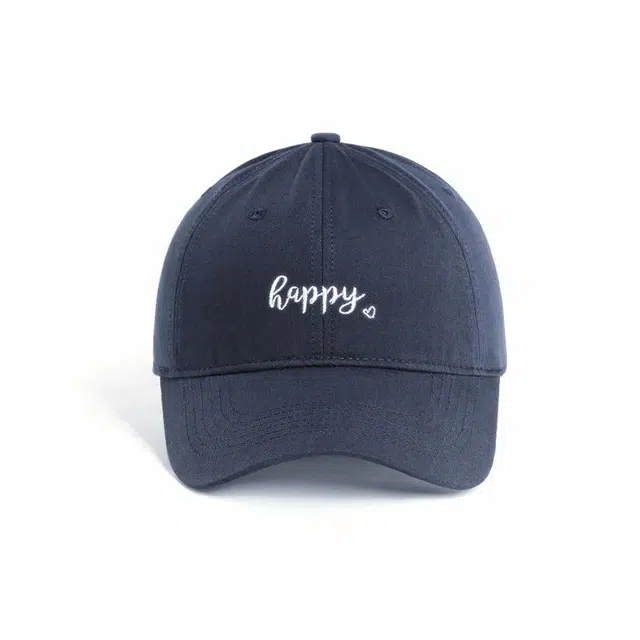 木林森 显脸小春夏刺绣时尚百搭 棉 鸭舌帽 男女同款情侣款