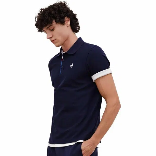 Le Coq Sportif Tricolor Polo Shirt