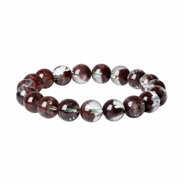 周大生 【聚宝盆】新中式守护本命年红色红幽灵 活力满满诸事顺利 小众轻奢高级感国风 #好运天然 红水晶 手串 男女同款情侣款