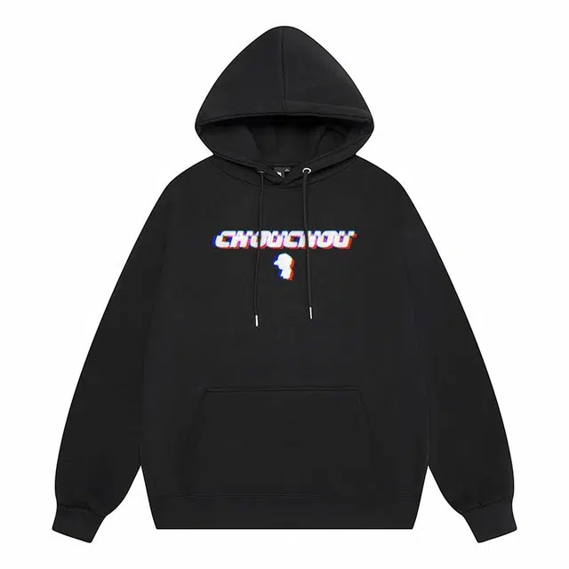 周同学 周杰伦 美式高街潮牌设计品牌印花多巴胺色系无性别主义舒适纯色重磅棉质宽松休闲连帽卫衣 男女同款