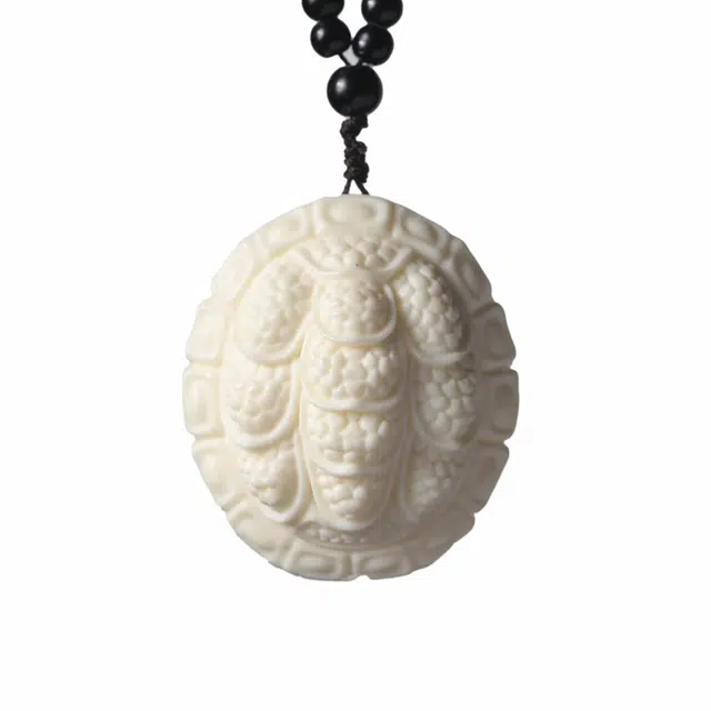 顺丰包邮 絮物 国潮新中式文玩盘玩麟凤龟甲招财纳福考试考研考公上岸转运百搭学生党#好运再造 象牙果 手把件 男女同款情侣款