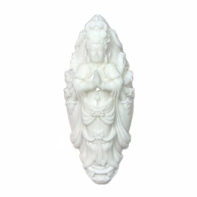 素于 【千手观音】出入平安招财纳福国潮新中式菩萨车载挂件随手复古轻奢居家茶宠盘玩#好运菩提再造 象牙果 手把件 男女同款情侣款