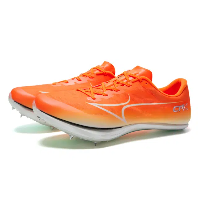 海尔斯 舒适时尚 简约潮流减震支撑防滑 低帮 全掌碳板 训练长跑短跑跑步鞋 男女同款 橙竹色