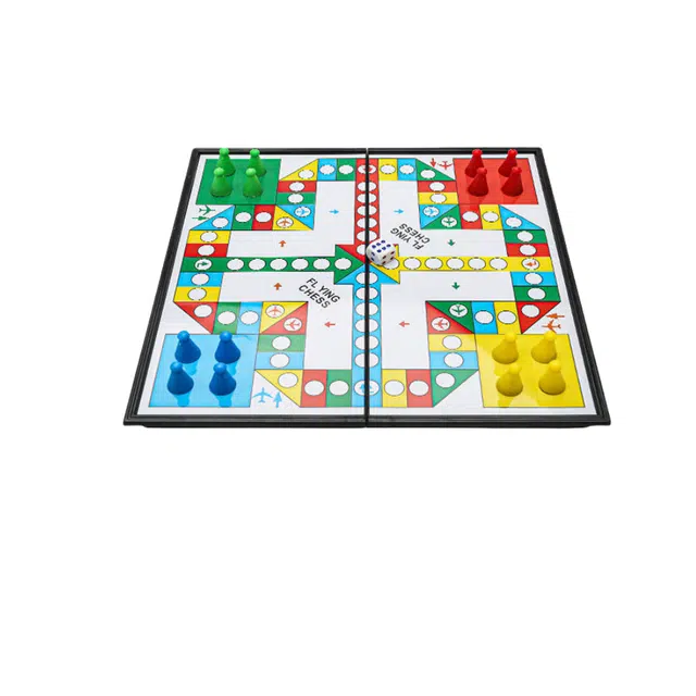 乐智由我 大号地毯益智飞行棋 便携磁性 桌游
