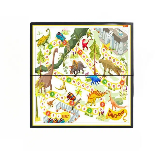 乐智由我 飞行棋磁性可折叠便携式益智玩具亲子磁石游戏 桌游