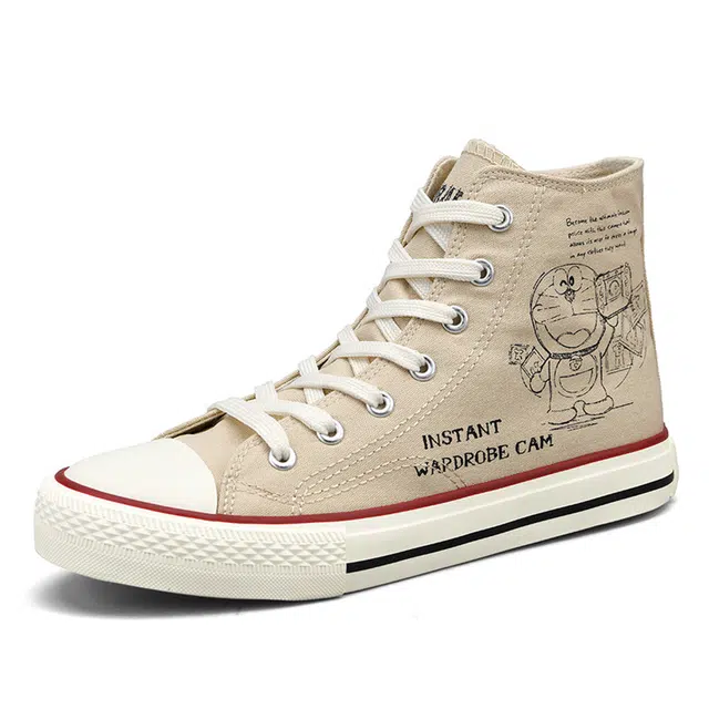 Doraemon High Top Canvas Sneakers