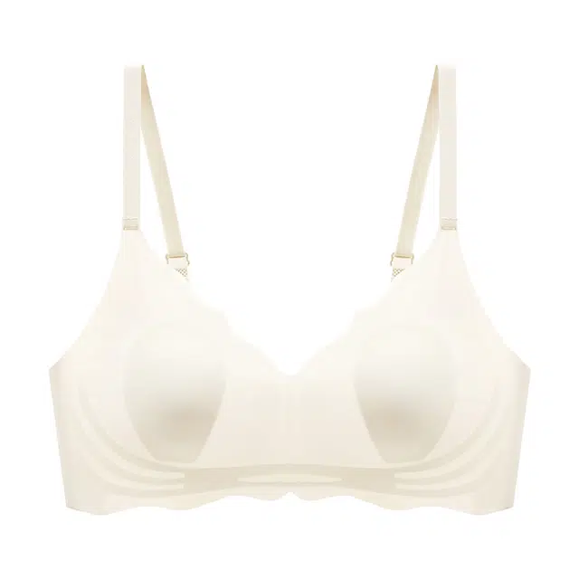 欧迪芬 裸感无痕大胸显小超薄款兔耳朵文胸 女款