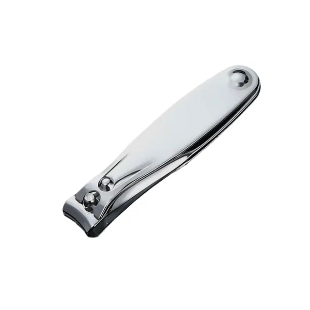 静玲珑 银色精工指甲刀小号单个不锈钢家用指甲钳厚指甲专用指甲剪原装 平口指甲刀