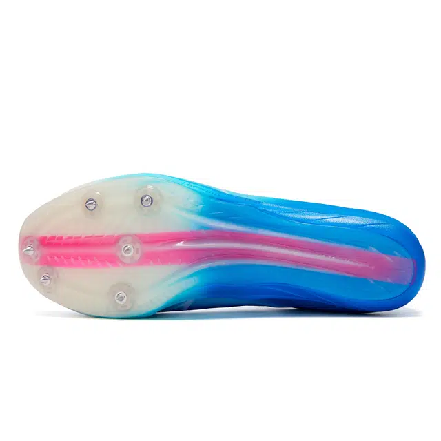 海尔斯 时尚舒适 百搭潮流减震耐磨透气 低帮 碳板 训练短跑长跑跑步鞋 男女同款 蓝色