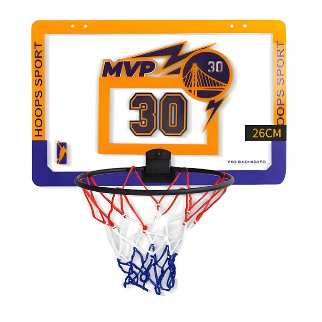 乐智由我 免打孔可折叠可扣篮 篮球架壁挂式 投篮款 玩具