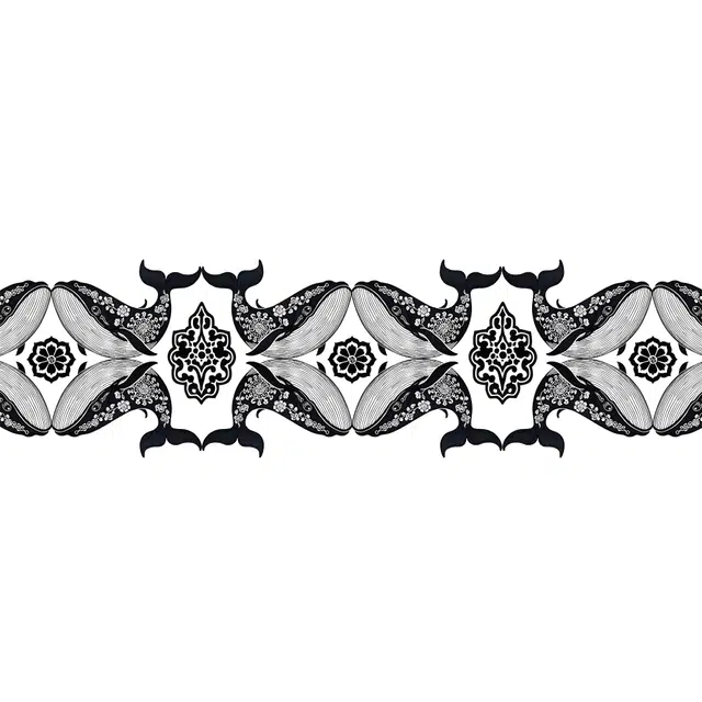 Shitian Whale Tattoo Sticker