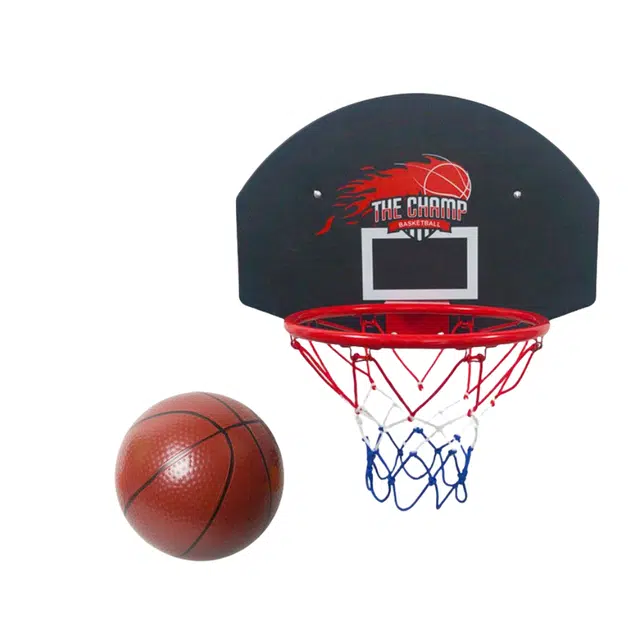 乐智由我 挂式篮板投篮框标准篮球室内 玩具