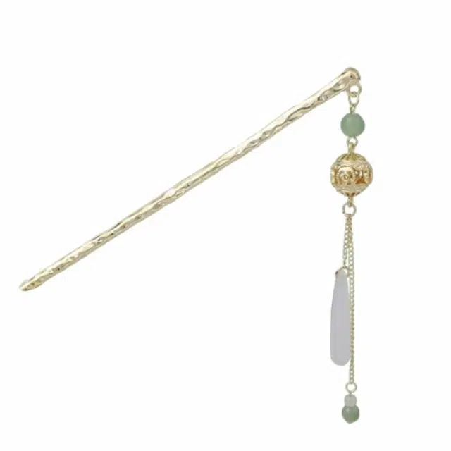 闲傍枕 圣所 新中式流苏 合金 发簪 女款