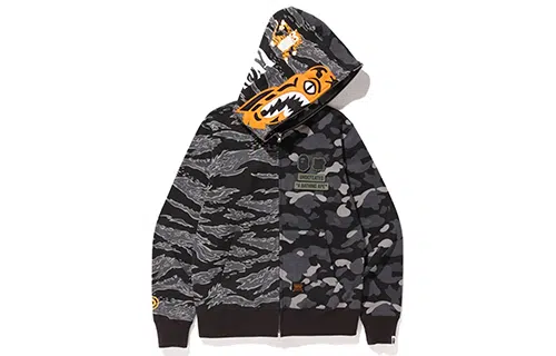 A BATHING APE Shark Camo Hoodie