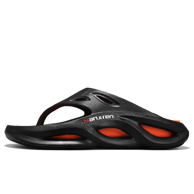 南极人 户外时尚潮流撞色百搭 防滑静音人字拖鞋 男款