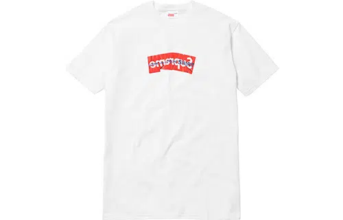 Supreme x CDG Box Logo Tee White